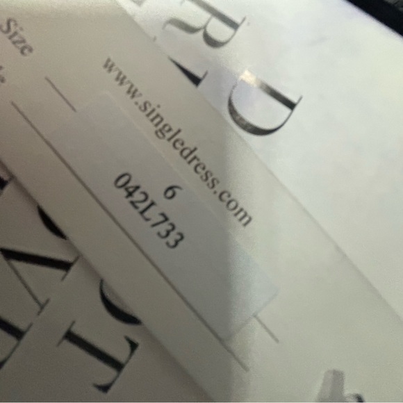 Single gray Dress size 6 brand new - Picture 5 of 6